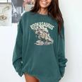 Book Dinosaur Bookworm T-Rex Dino Reading Books Book Comfort Colors Sweatshirt Chalky Mint
