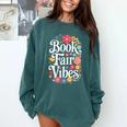Book Fair Vibes Groovy 70s Retro School Librarian Comfort Colors Sweatshirt Chalky Mint Book Fair Vibes Groovy 70s Retro School Librarian Comfort Colors Sweatshirt Chalky Mint
