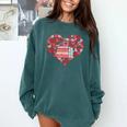 Book Heart Cute Read Book Reading Librarian Across America Comfort Colors Sweatshirt Chalky Mint