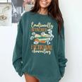 Book Lover Emotionally Attached To Fictional Characters Comfort Colors Sweatshirt Chalky Mint