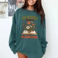 Book Lover Reading Bookish Floral Reading Powers Imagination Comfort Colors Sweatshirt Chalky Mint