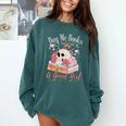 Book Lover Saying Buy Me Books And Call Me A Good Girl Comfort Colors Sweatshirt Chalky Mint Book Lover Saying Buy Me Books And Call Me A Good Girl Comfort Colors Sweatshirt Chalky Mint