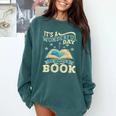 Book Lover Writer Author Comfort Colors Sweatshirt Chalky Mint