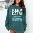 Book Of Mormon LDS Missionary Church Of Latter Day Saints Comfort Colors Sweatshirt Chalky Mint Book Of Mormon LDS Missionary Church Of Latter Day Saints Comfort Colors Sweatshirt Chalky Mint