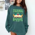 Book And Pajama Pajamas On Book Open Comfort Colors Sweatshirt Chalky Mint Book And Pajama Pajamas On Book Open Comfort Colors Sweatshirt Chalky Mint