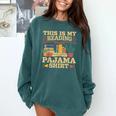 Book And Pajama This Is My Reading Pajama Bedtime Reading Comfort Colors Sweatshirt Chalky Mint Book And Pajama This Is My Reading Pajama Bedtime Reading Comfort Colors Sweatshirt Chalky Mint
