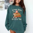 Book Reading Kafee Librarian Vele Books And Little Time Comfort Colors Sweatshirt Chalky Mint