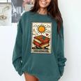 Book Reading Tarot Card The Reader Comfort Colors Sweatshirt Chalky Mint Book Reading Tarot Card The Reader Comfort Colors Sweatshirt Chalky Mint