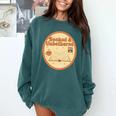 Booked & Unbothered Book Lover Tee Comfort Colors Sweatshirt Chalky Mint