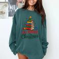 All Booked For Christmas Librarian Reader Xmas Pajama Comfort Colors Sweatshirt Chalky Mint All Booked For Christmas Librarian Reader Xmas Pajama Comfort Colors Sweatshirt Chalky Mint
