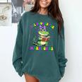 All Booked For Mardi Gras Crocodile Reading Book Teacher Comfort Colors Sweatshirt Chalky Mint All Booked For Mardi Gras Crocodile Reading Book Teacher Comfort Colors Sweatshirt Chalky Mint
