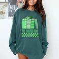 All Booked For St Patrick's Day Book Lover Lucky Shamrock Comfort Colors Sweatshirt Chalky Mint All Booked For St Patrick's Day Book Lover Lucky Shamrock Comfort Colors Sweatshirt Chalky Mint