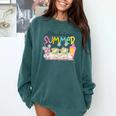All Booked For Summer Reading Beach Floral Bookish Book Girl Comfort Colors Sweatshirt Chalky Mint All Booked For Summer Reading Beach Floral Bookish Book Girl Comfort Colors Sweatshirt Chalky Mint