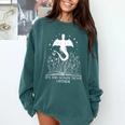Bookish Dragon Book Club Reading Its Too Nonfictiony Outside Comfort Colors Sweatshirt Chalky Mint
