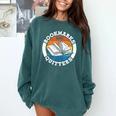 Bookmarks Are For Quitters Reader Read Book Reading Comfort Colors Sweatshirt Chalky Mint