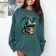 Books Dragon Reading Book Lover Comfort Colors Sweatshirt Chalky Mint Books Dragon Reading Book Lover Comfort Colors Sweatshirt Chalky Mint