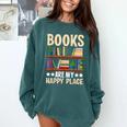 Books Are My Happy Place Comfort Colors Sweatshirt Chalky Mint Books Are My Happy Place Comfort Colors Sweatshirt Chalky Mint
