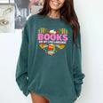 Books Are My Love Language Valentine's Day Reading Lover Comfort Colors Sweatshirt Chalky Mint Books Are My Love Language Valentine's Day Reading Lover Comfort Colors Sweatshirt Chalky Mint
