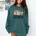 I Like My Books Spicy & My Coffee Icy Lover Bookworm Premium Comfort Colors Sweatshirt Chalky Mint I Like My Books Spicy & My Coffee Icy Lover Bookworm Premium Comfort Colors Sweatshirt Chalky Mint