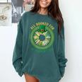 Bookworm Irish All Booked For St Patrick's Day Book Lover Comfort Colors Sweatshirt Chalky Mint Bookworm Irish All Booked For St Patrick's Day Book Lover Comfort Colors Sweatshirt Chalky Mint