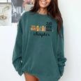 Bookworm Woman Reading Fiction Novels Library Book Store Comfort Colors Sweatshirt Chalky Mint