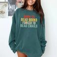 Born To Read Books Forced To Read Emails Reading Comfort Colors Sweatshirt Chalky Mint Born To Read Books Forced To Read Emails Reading Comfort Colors Sweatshirt Chalky Mint