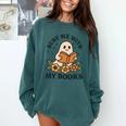 Bury Me With My Books Ghost Tee Comfort Colors Sweatshirt Chalky Mint Bury Me With My Books Ghost Tee Comfort Colors Sweatshirt Chalky Mint
