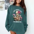 I Buy Books Like I'm Immortal Comfort Colors Sweatshirt Chalky Mint I Buy Books Like I'm Immortal Comfort Colors Sweatshirt Chalky Mint