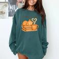 Cats Books And Coffee Heart Cozy Cat Lover Bookworm Readers Comfort Colors Sweatshirt Chalky Mint