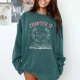 Chapter 12 Birthday Reading Book Lovers 12 Year Old Comfort Colors Sweatshirt Chalky Mint