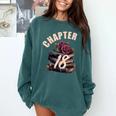 Chapter 18 18th Birthday Women Book Lovers Its My Birthday Comfort Colors Sweatshirt Chalky Mint