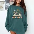 Chapter 6 Years Old 6th Birthday Wildflower Book Lover Comfort Colors Sweatshirt Chalky Mint Chapter 6 Years Old 6th Birthday Wildflower Book Lover Comfort Colors Sweatshirt Chalky Mint