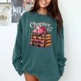 Chapter 67 Floral Book Stack Comfort Colors Sweatshirt Chalky Mint Chapter 67 Floral Book Stack Comfort Colors Sweatshirt Chalky Mint