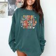 CHASING THAT SCHOLASTIC BOOK FAIR HIGH Comfort Colors Sweatshirt Chalky Mint