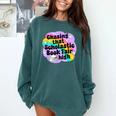 Chasing That Scholastic Book Fair High Book Lovers Comfort Colors Sweatshirt Chalky Mint Chasing That Scholastic Book Fair High Book Lovers Comfort Colors Sweatshirt Chalky Mint
