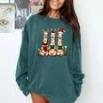 Christmas Three Llamas Reading Reading Books Llama Lover Comfort Colors Sweatshirt Chalky Mint Christmas Three Llamas Reading Reading Books Llama Lover Comfort Colors Sweatshirt Chalky Mint