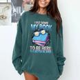 I Closed My Book To Be Here Shirt I Closed My Books Comfort Colors Sweatshirt Chalky Mint