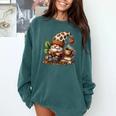 Coffee And Book Reading Accessories For Book Lovers Gnome Comfort Colors Sweatshirt Chalky Mint Coffee And Book Reading Accessories For Book Lovers Gnome Comfort Colors Sweatshirt Chalky Mint