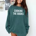 Cooking The Books Comfort Colors Sweatshirt Chalky Mint