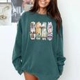 Coquette Bookworm Reading Enthusiast Book Lover Book Comfort Colors Sweatshirt Chalky Mint