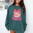 Coquette Bow All Booked For Valentines Teacher Book Comfort Colors Sweatshirt Chalky Mint Coquette Bow All Booked For Valentines Teacher Book Comfort Colors Sweatshirt Chalky Mint