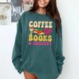 Crochet Coffee Reading Books Crocheter Crocheting Comfort Colors Sweatshirt Chalky Mint Crochet Coffee Reading Books Crocheter Crocheting Comfort Colors Sweatshirt Chalky Mint