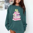 Cute Book Lover Frog Pretty Girls Read Books Kawaii Reading Comfort Colors Sweatshirt Chalky Mint Cute Book Lover Frog Pretty Girls Read Books Kawaii Reading Comfort Colors Sweatshirt Chalky Mint