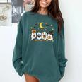 Cute Ghost Drinking Coffee Halloween Fall Ghost Book Reading Comfort Colors Sweatshirt Chalky Mint Cute Ghost Drinking Coffee Halloween Fall Ghost Book Reading Comfort Colors Sweatshirt Chalky Mint