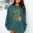 Cute Kawaii Dragon Fantasy Book Lover Book Nerd Comfort Colors Sweatshirt Chalky Mint Cute Kawaii Dragon Fantasy Book Lover Book Nerd Comfort Colors Sweatshirt Chalky Mint