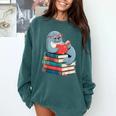 Cute Reading Seal On Books Book Lover Comfort Colors Sweatshirt Chalky Mint Cute Reading Seal On Books Book Lover Comfort Colors Sweatshirt Chalky Mint