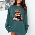 Cute Red Panda Reading Book Animal Bookworm Comfort Colors Sweatshirt Chalky Mint Cute Red Panda Reading Book Animal Bookworm Comfort Colors Sweatshirt Chalky Mint