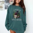 Dark Romance Book Lover Spicy Books Bookish Merch Morally Comfort Colors Sweatshirt Chalky Mint