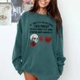 Dark Romance Bookish Merch Put My Book Down Spicy Book Women Comfort Colors Sweatshirt Chalky Mint