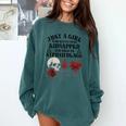 Dark Romance Smutt Book Merch Just A Good Girl STFUATTDLAGG Comfort Colors Sweatshirt Chalky Mint